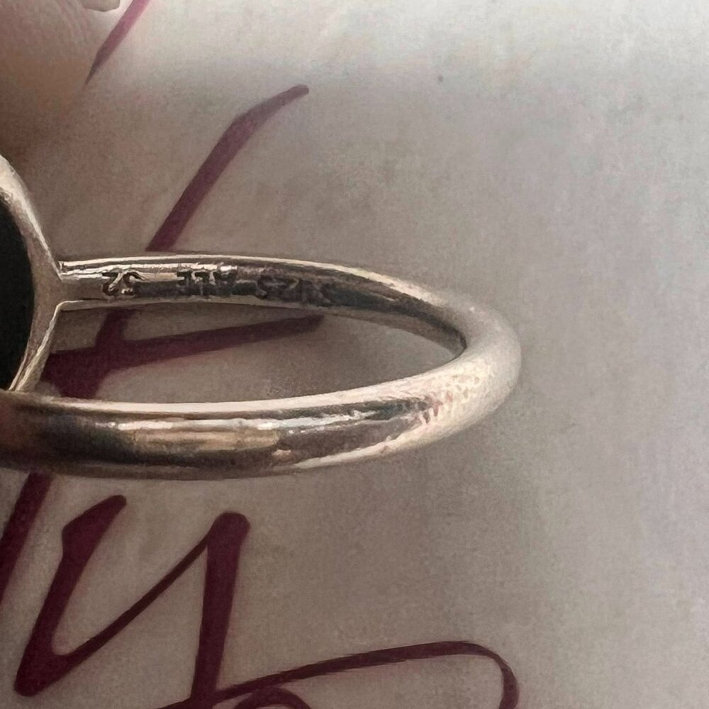 Authentic Pandora Signature Silver Ring #190912CZ - Picture 4 of 6
